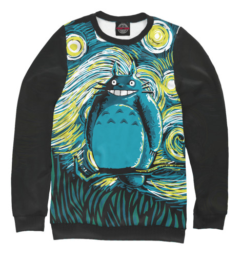 

Свитшоты Print Bar, Белый, Звёздная ночь