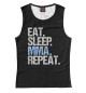 Майка для девочки Eat - Sleep - MMA