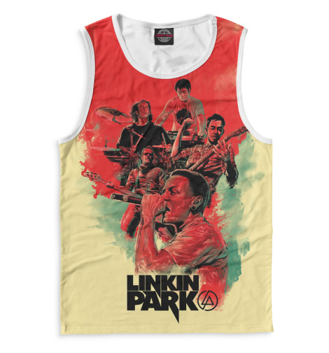 

Майки Print Bar, Белый, Linkin Park