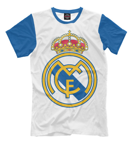 хлопковые футболки print bar фк реал мадрид club de futbol Футболки Print Bar Реал Мадрид