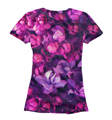 

Футболки Print Bar, Белый, Фиалки