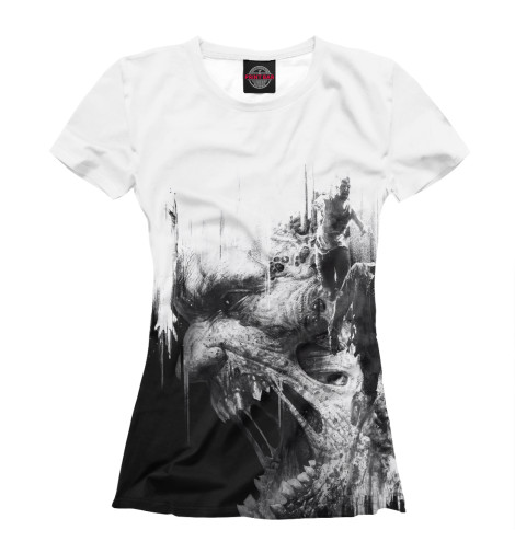 

Футболки Print Bar, Белый, Зомби