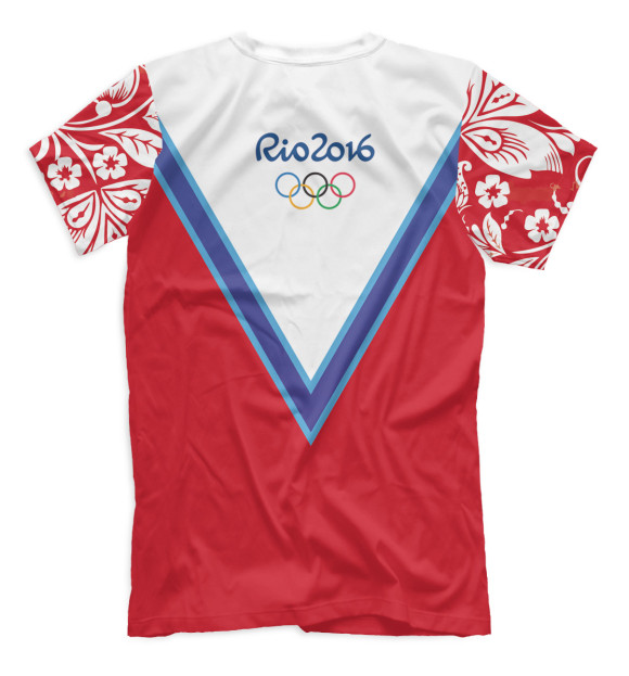Мужская футболка с изображением Олимпиада Рио-2016 цвета Белый