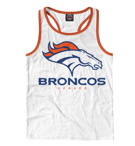 

Майки борцовки Print Bar, Белый, Denver Broncos - Денвер Бронкос