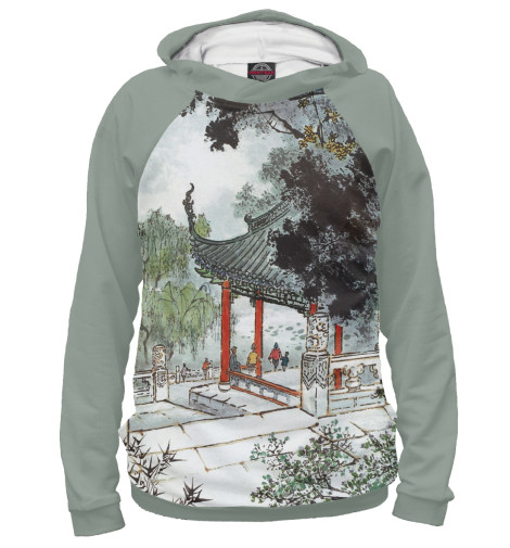 

Худи Print Bar, Белый, Китайский акварельный рисунок