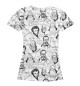 Женская футболка Великие писатели-классики