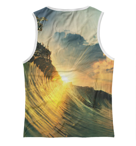 

Майки Print Bar, Белый, Волна