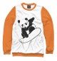 Свитшот для девочек Panda Snowboarder