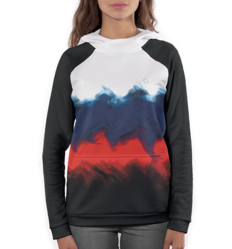 

Худи Print Bar, Белый, Триколор РФ