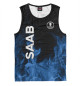Майка для мальчика SAAB blue fire
