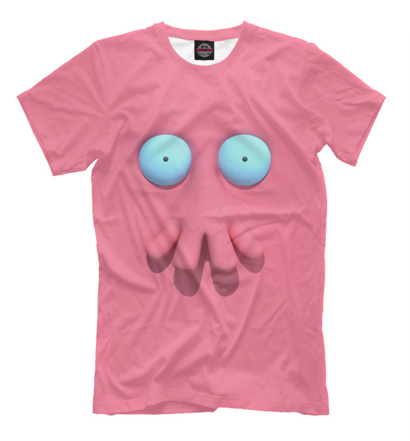 Мужская футболка с изображением Доктор Зойдберг цвета Персиковый