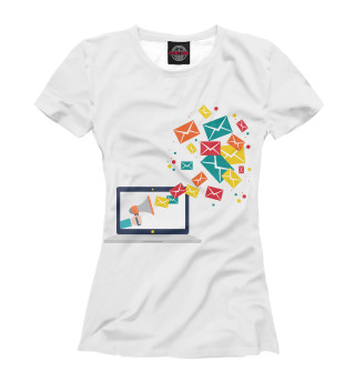 Женская футболка Digital Marketing