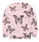 Женский свитшот Розовые бабочки