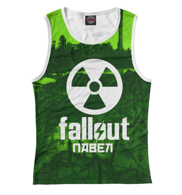 Майка для девочки с изображением Fallout-Павел цвета Белый