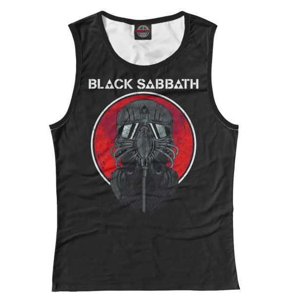 Майка для девочки с изображением Black Sabbath цвета Белый