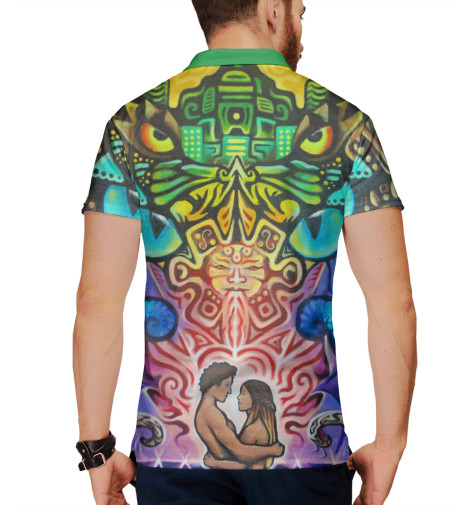 

Поло Print Bar, Белый, ДВОЕ