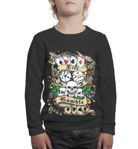 

Свитшоты Print Bar, Белый, Покер