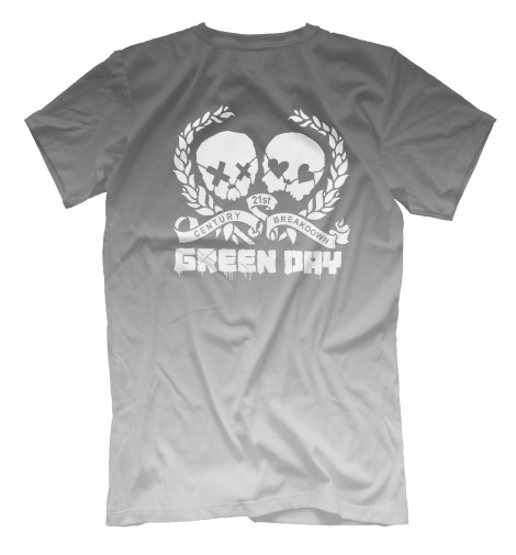 

Футболки Print Bar, Серый, Green Day