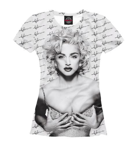 

Футболки Print Bar, Белый, Madonna
