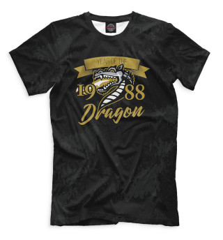 Мужская футболка Год дракона — 1988