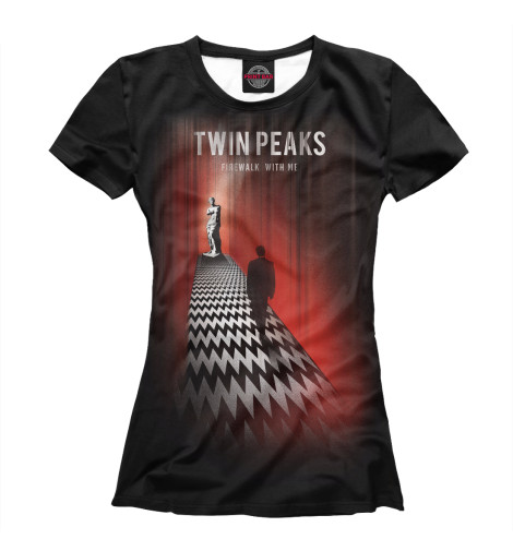 

Футболки Print Bar, Белый, Tween peaks