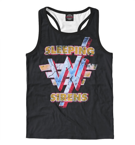 

Майки борцовки Print Bar, Белый, Sleeping with sirens