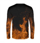 Мужской лонгслив Porsche yeallow fire