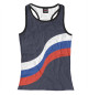 Женская майка-борцовка Tricolour Line
