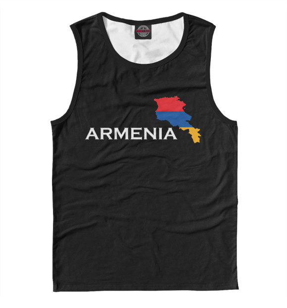 Майка для мальчика с изображением Armenia цвета Белый