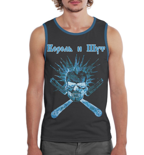 

Майки Print Bar, Белый, Король и Шут