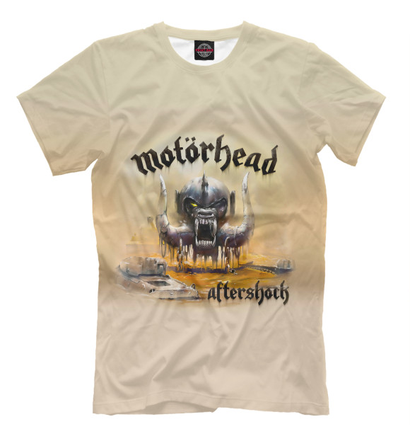 Мужская футболка с изображением Motrhead цвета Бежевый