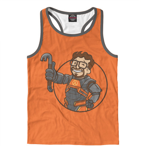 

Майки борцовки Print Bar, Белый, Gordon Freeman