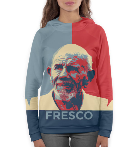 

Худи Print Bar, Белый, Жак Фреско