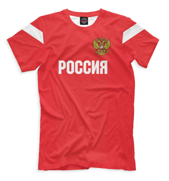 Футболка для мальчиков с изображением Сборная России цвета Темно-розовый