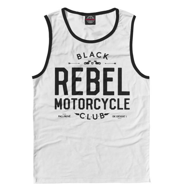 Майка для мальчика с изображением Black Rebel Motorcycle Club цвета Белый