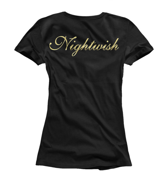 Женская футболка с изображением Nightwish цвета Белый