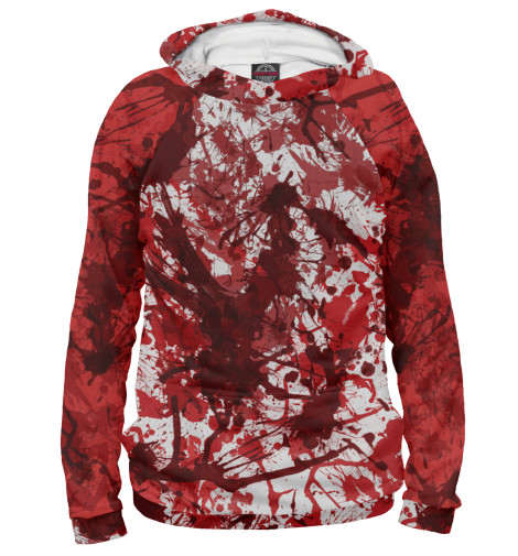 

Худи Print Bar, Белый, Кровь