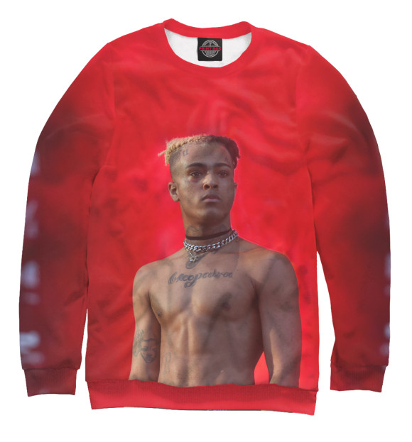 Свитшот для мальчиков с изображением XXXTentacion цвета Белый