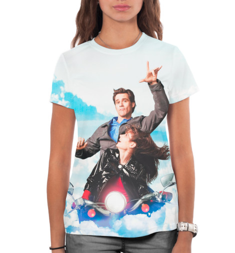 

Футболки Print Bar, Белый, Джим Керри — Всегда говори «Да»