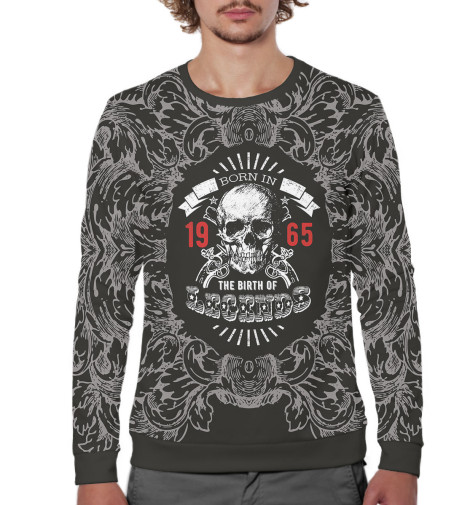 

Свитшоты Print Bar, Белый, Рождение легенд — 1965