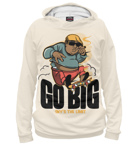 

Худи Print Bar, Белый, Co Big