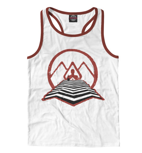 

Майки борцовки Print Bar, Белый, Cooper in the Black Lodge