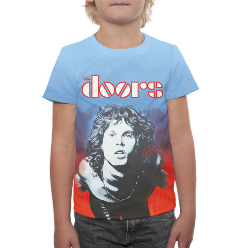 

Футболки Print Bar, Молочно-белый, The Doors