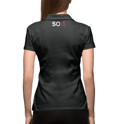 

Поло Print Bar, Белый, SOA