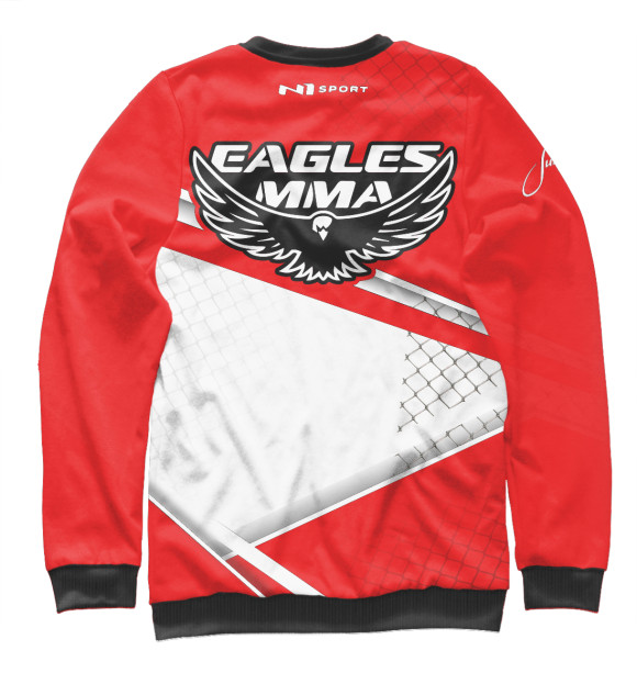 Женский свитшот с изображением Eagles MMA цвета Белый