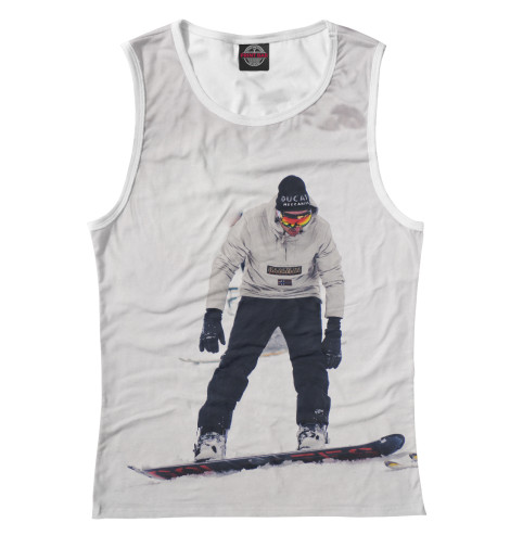 

Майки Print Bar, Белый, Snowboard