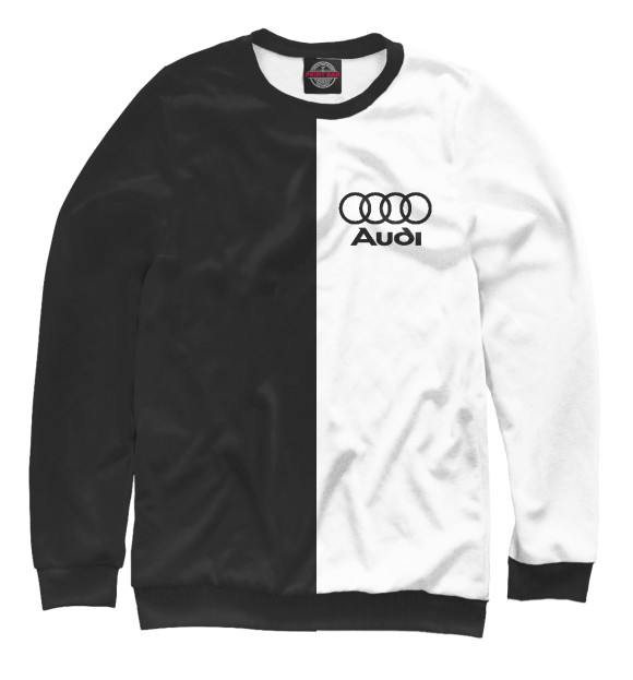 Свитшот для девочек с изображением Audi цвета Белый