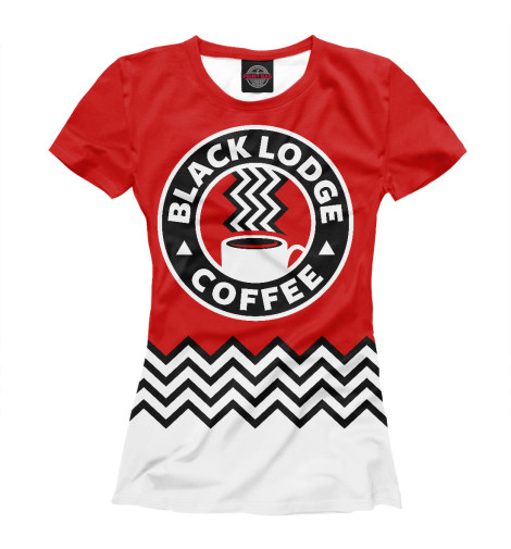 

Футболки Print Bar, Белый, Твин Пикс