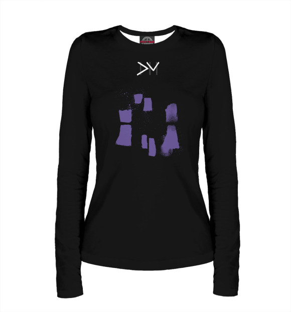 Женский лонгслив с изображением Songs Of Faith And Devotion 2020 цвета Белый