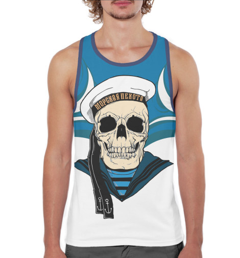 

Майки борцовки Print Bar, Белый, Морская пехота